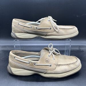 Sperry womens boat shoe size 9.5 M 9774829 brown leather